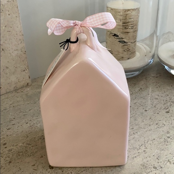 LAST ONE:  Rae Dunn “Nest” ceramic birdhouse. - Picture 6 of 8